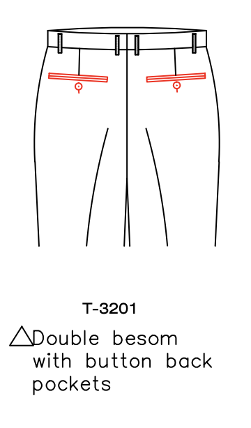 uno a cada lado (dos)