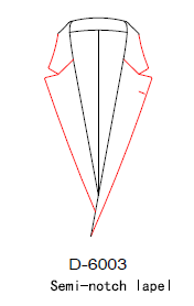 Abrigo solapa de muesca